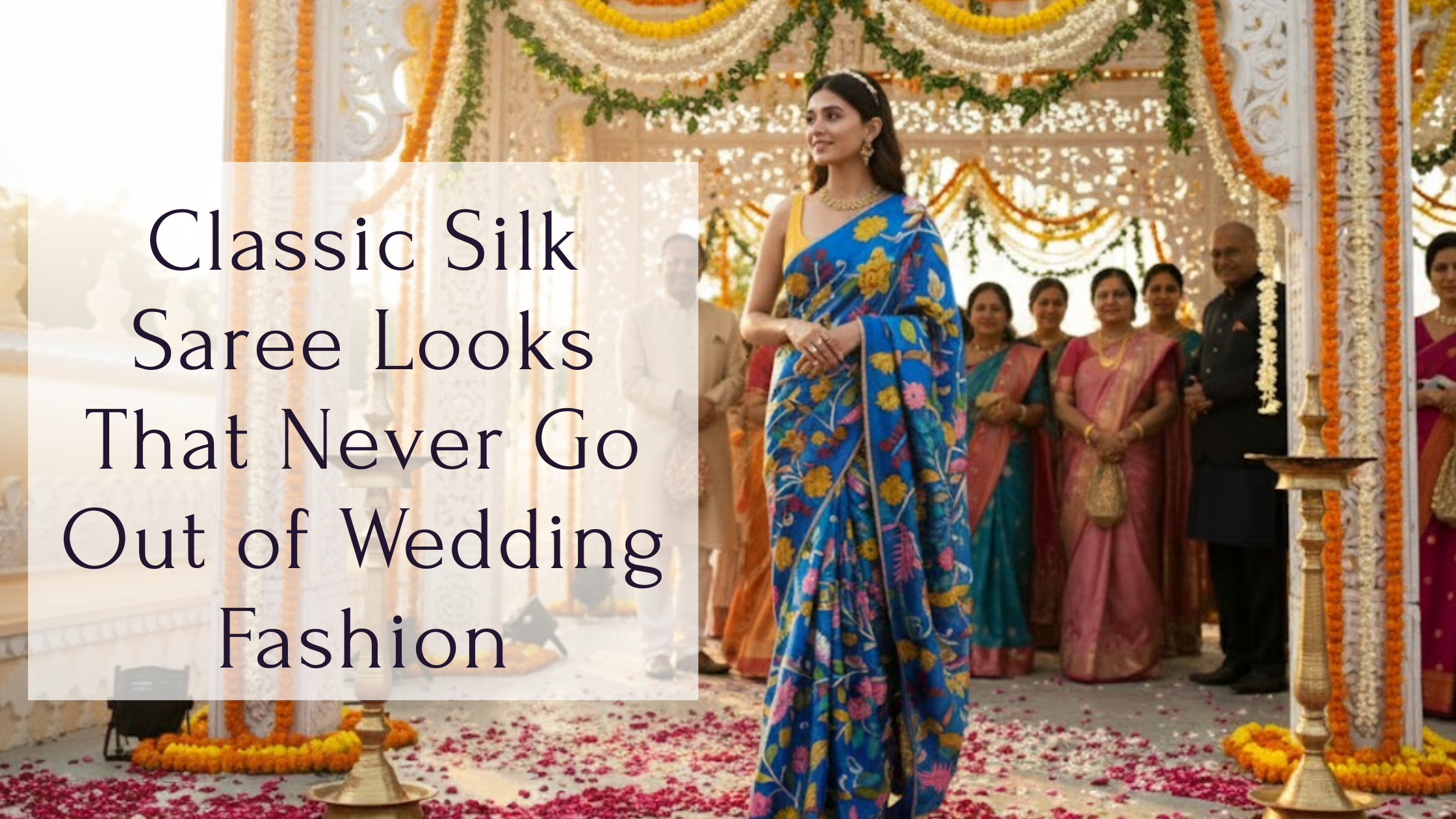 Classic Silk Saree Looks That Never Go Out of Wedding Fashion